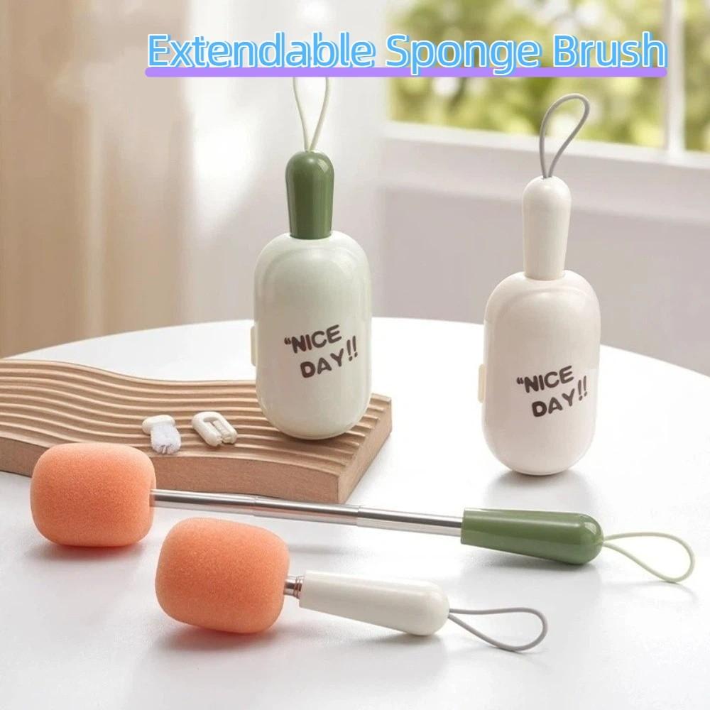 Portable Cup Cleaning Brush Foldable Wine Brush Space Saving Cup Scrubber  Office Use