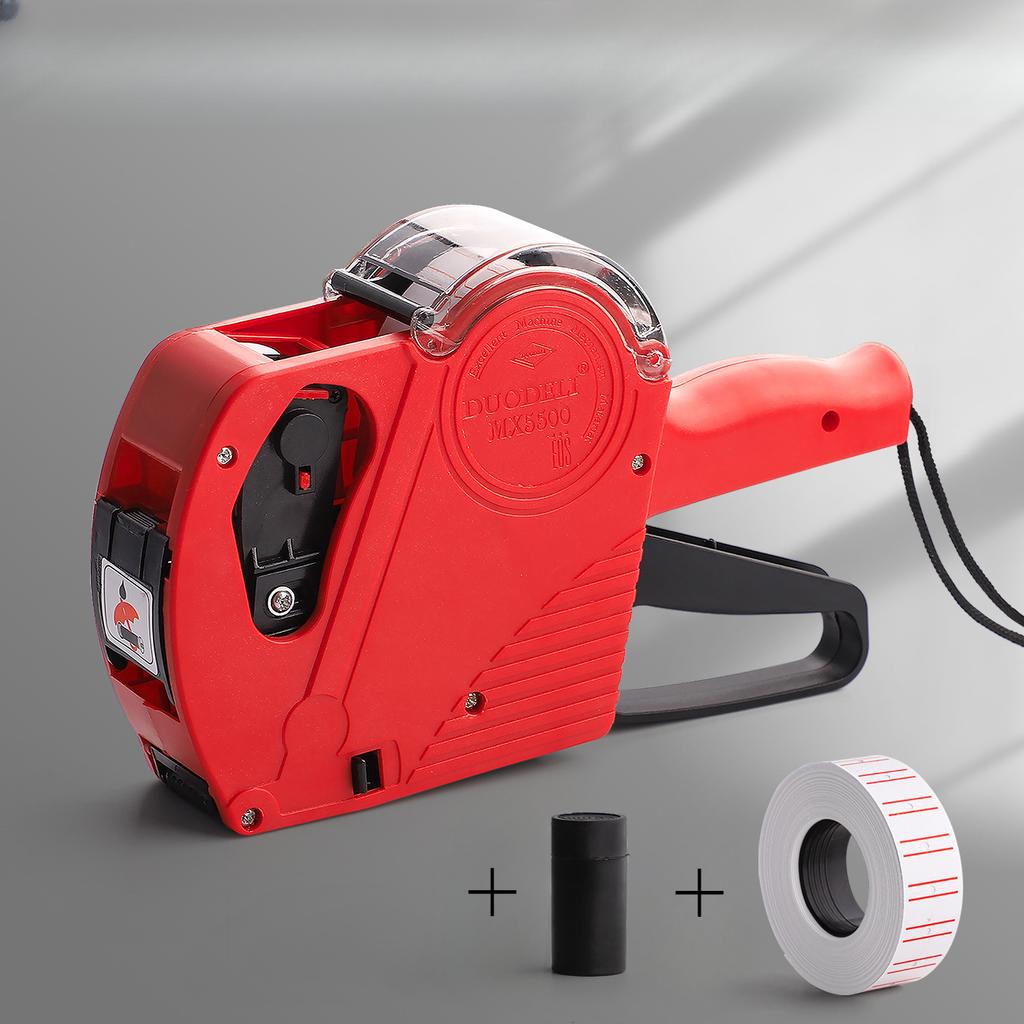 Price tag Gun with Labels Kit Label Maker Numerical Pricing Gun Kit for Office Retail Shop Grocery Store Organization Marking