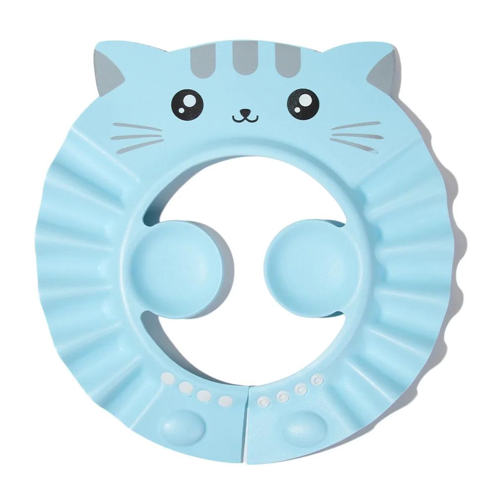 1PC Adjustable Baby Shower Caps Child Shampoo Hat Wash Hair Shield Bath Visor Hats Waterproof Ear Eye Protection Infant Supplies