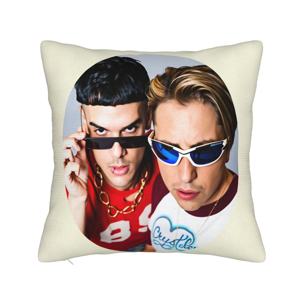 CA7RIEL & Paco Amoroso Papota Tour Pillow Case  Soft Pillow Cover For Sofa Car Home Decor Funny Cushion Cover
