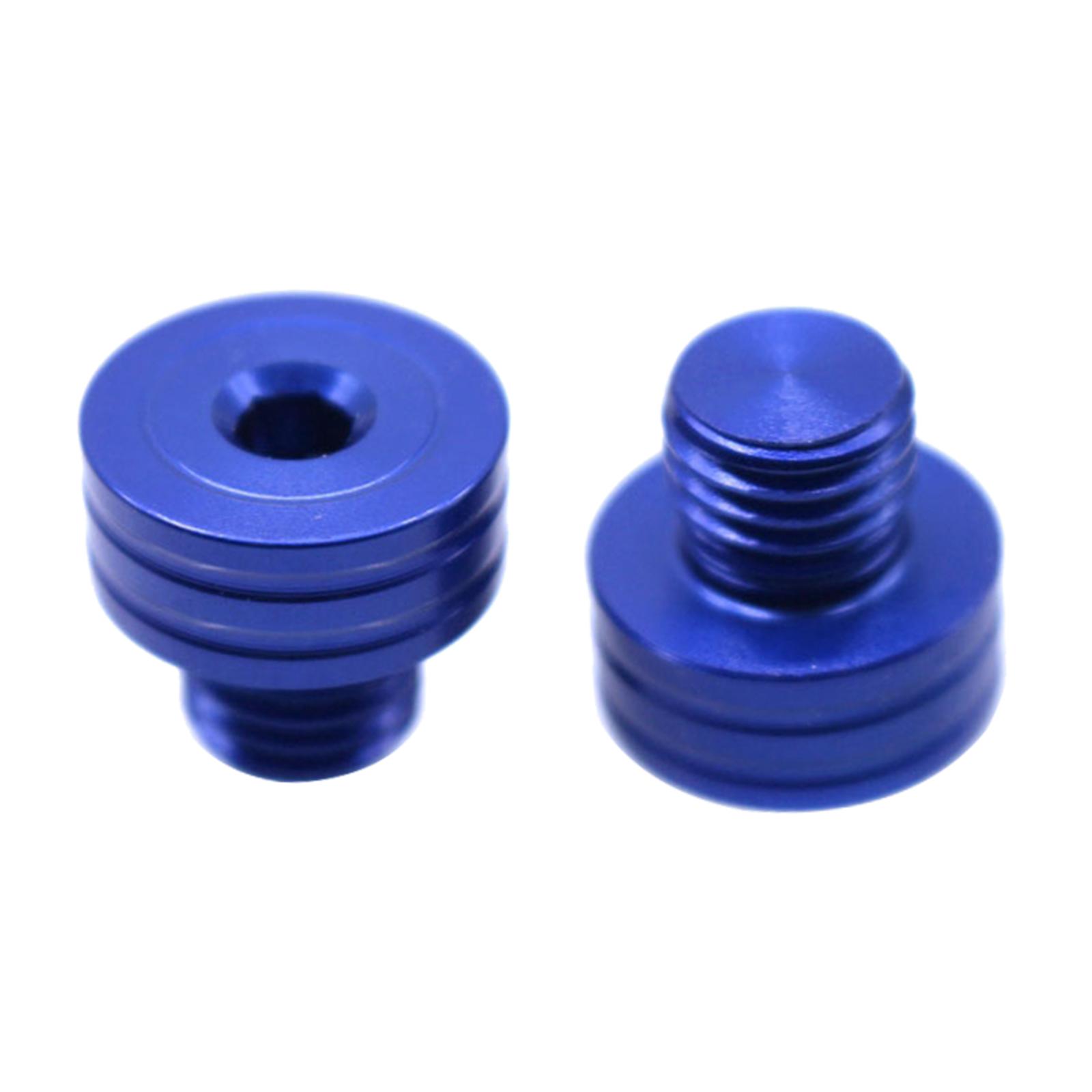 

CNC M10 Rear View Mirror Hole Screws for YAMAHA TMAX 530 MT-07 FZ8 XJ6 Made of синий