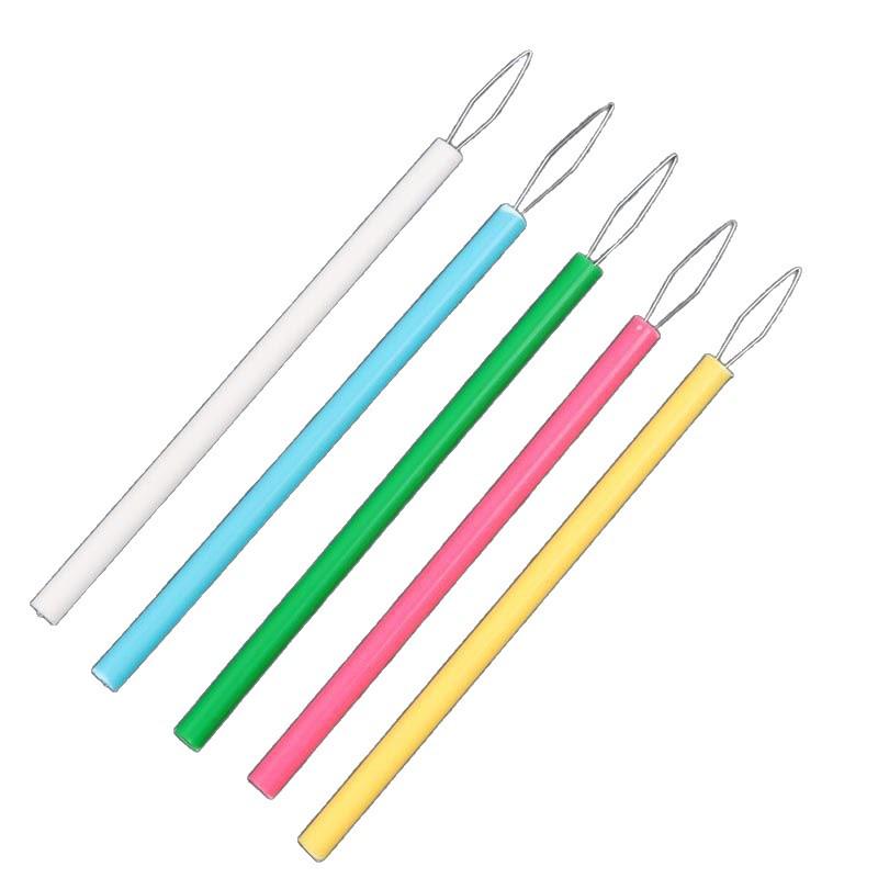 Automatic Gourd-shaped Needle Threader Tool for Sewing and Elderly Use
