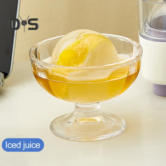 Kugelförmige Eisform aus Silikon, leicht zu lösen, runde Eishockeyform mit Deckel, langsam schmelzende kugelförmige Eisbereiter für Whisky, Cocktails und Bourbon