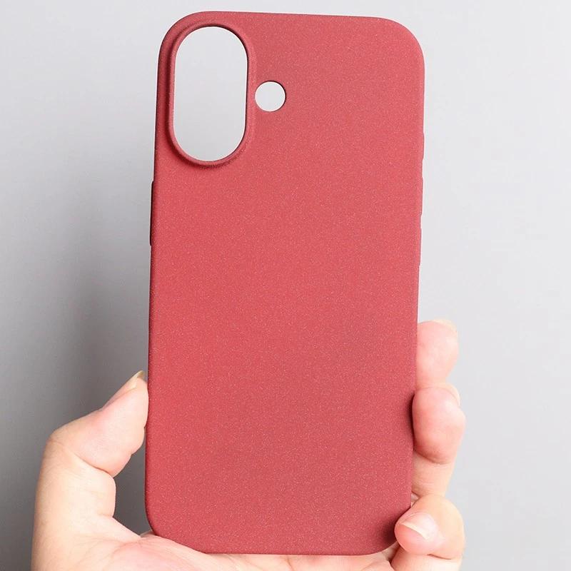 For IPhone 17 Pro Max Sandstone Soft TPU Phone Case For Iphone 17 Air 17Promax Ultra-Thin Matte Silicone Lens Protection Cover