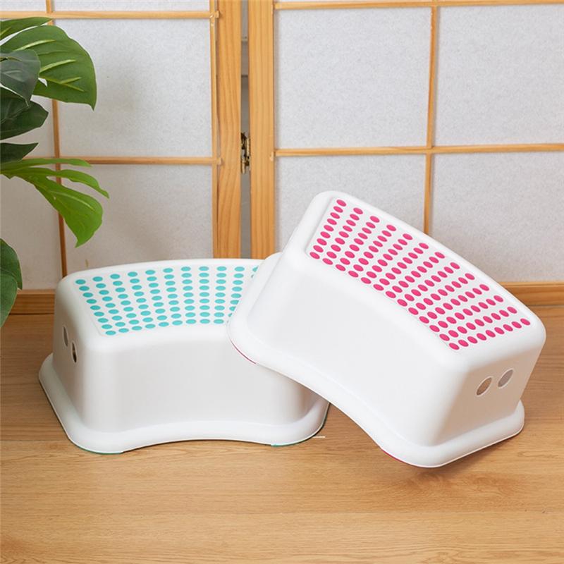 Good-Step Stool With Non-Slip Surface, Curved Step Stool, Potty Training Toilet,Bathroom Sink, Kitchen Counter Stool Helper