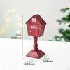 Christmas Sculpture Mailbox Statue Collection Crafts Gift Artwork Resin Figurine Ornament for Office