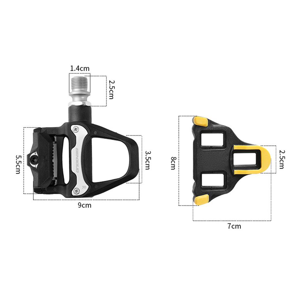 1 Paar versiegelte Lager Fahrradpedale Anti-Rutsch Selbstverriegelnde Pedale Wasserdichte Bike Flat Pedale Einstellbare Road MTB Fahrradteile