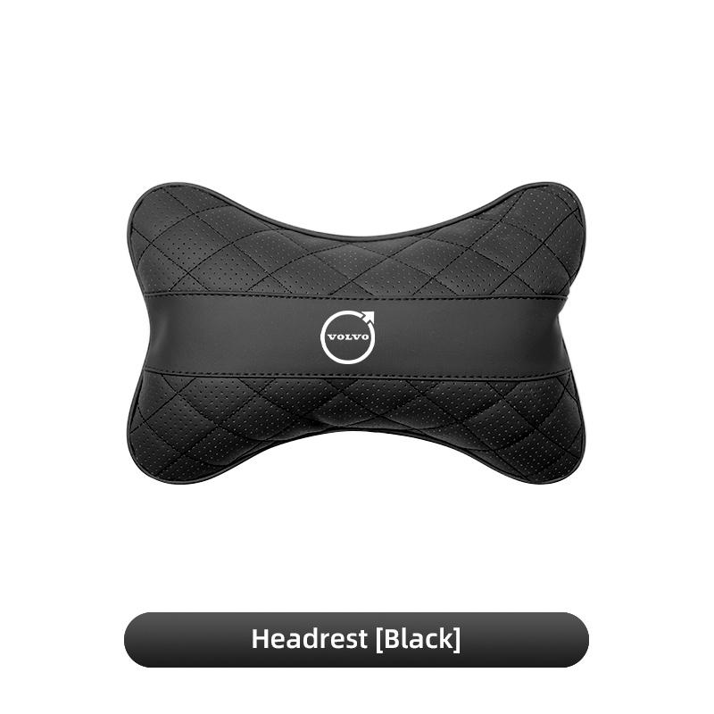 Quality Leather Car Neck Pillow Seat Headrest Cushion For Volvo ES90 EC40 EX40 EM90 XC90 V90 V60 XC60 V40 S80 S60 S90 C40 XC40 V
