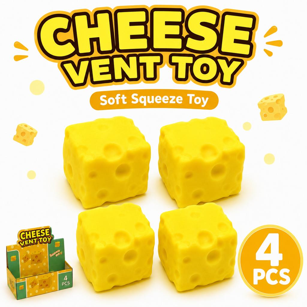Käsewürfel Quetschspielzeug Realistischer Käseblock Langsames Rückprallen Squishy Fidget Sensorische Stressbewältigung Schreibtischdekoration Neuartiges Geschenk