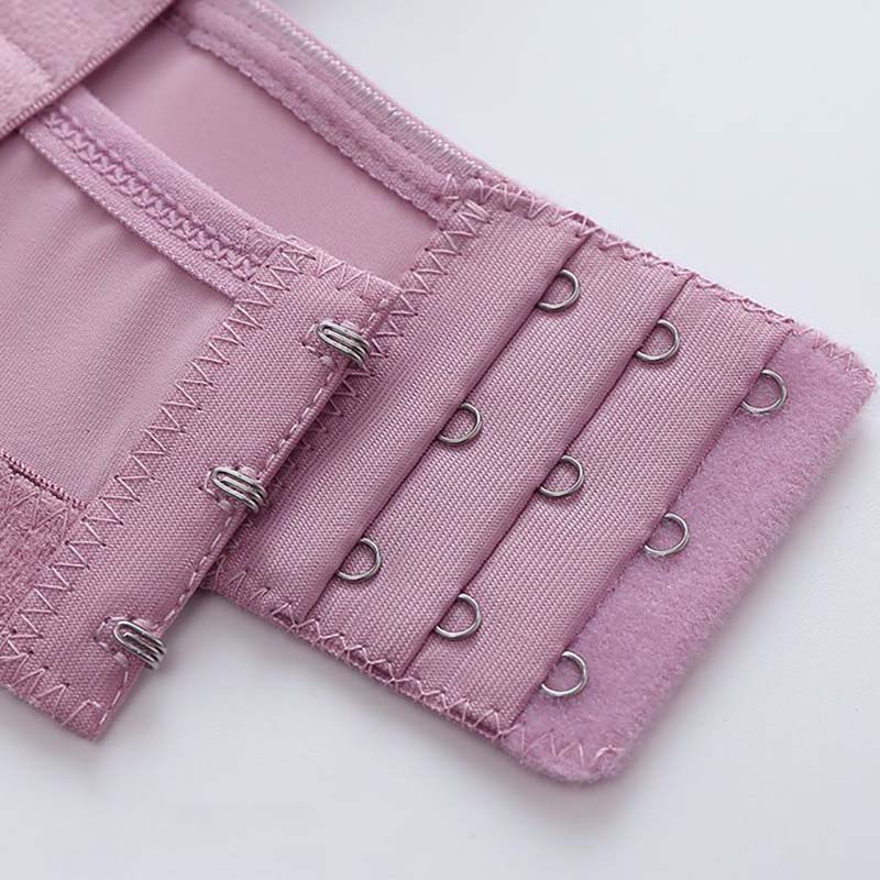 Thin Women's Bra Solid Color Simple Casual Style Comfortable Gather Anti-sagging Underwear Without Steel Ring Large Bra Lightweight Breathable