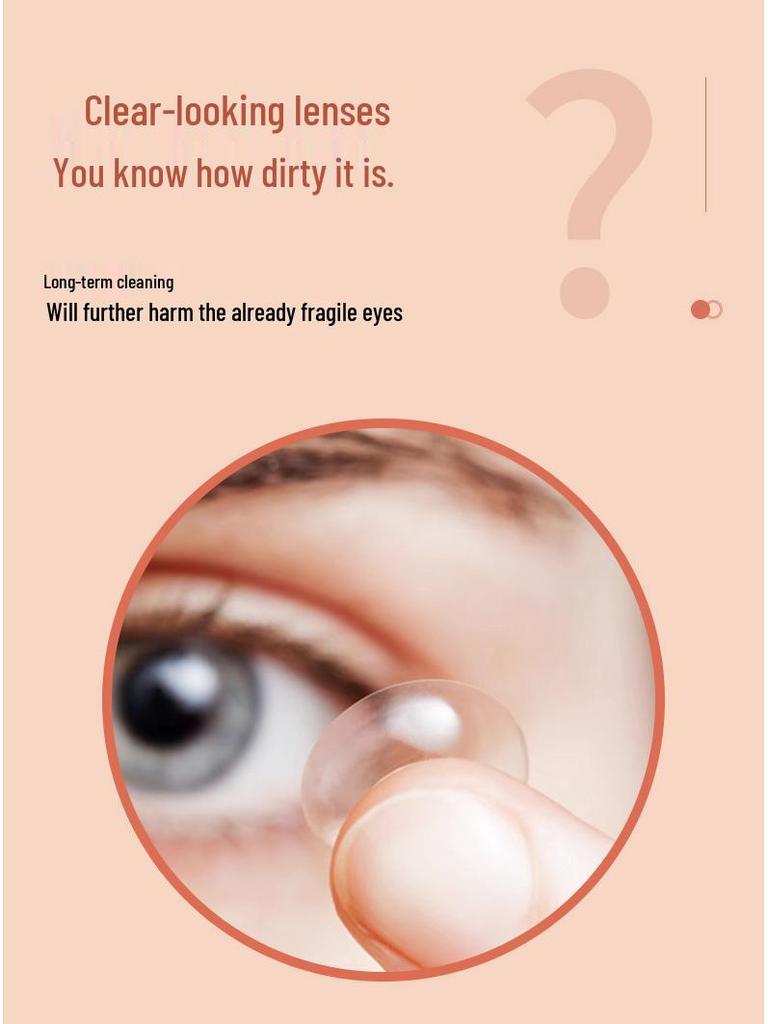 Elektryczna Ultradźwiękowa Czyszczarka do Soczewek Kontaktowych do Ortokorekcji i Soczewek Kolorowych