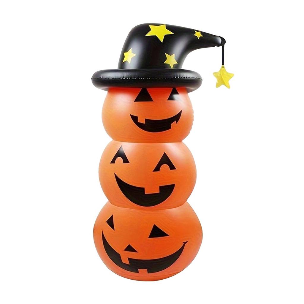 Eco-friendly Halloween Inflatable Pumpkin Ghost Tumbler Decoration