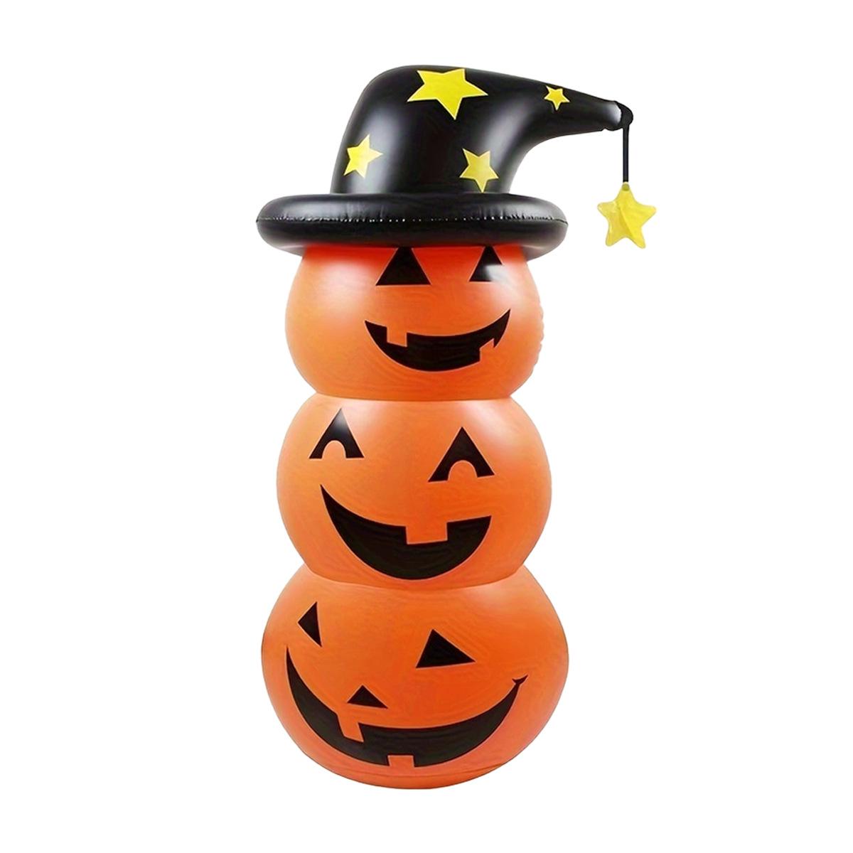 

Экологически чистая надувная тыква-привидение-неваляшка для украшения на Хэллоуин