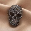 Punk Style Halloween Skeleton Brooch Zinc Zinc Zinc Alloy Gothic Skull Badge Lapel Pin Retro Skull Pin  Men