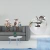 Fruit Statue Figurine Ceramic Decorative Realistic Animal Sculpture Desktop Craft Delicate Indoor