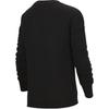 Nike Kids Pullover Long Sleeve Sweatshirt With Large Logo Print Kids Sweatshirt Black CU3689-010