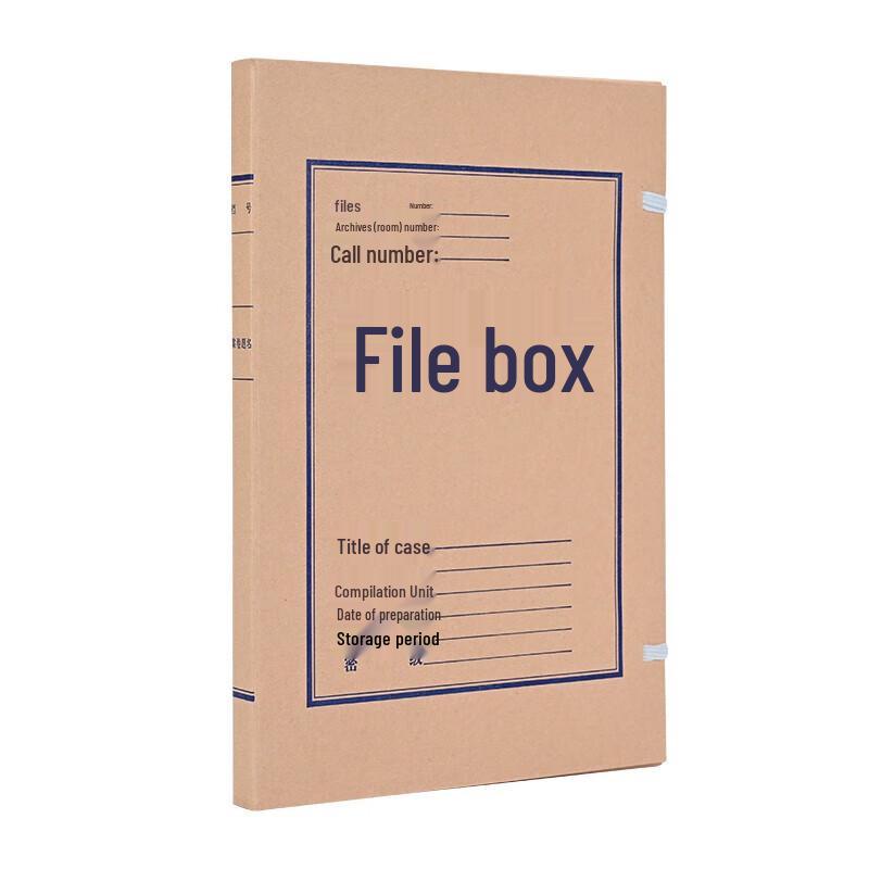 Homeglen A4 Kraft Paper Archive Folder Box