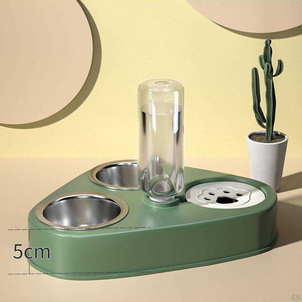 Pet Feeding Set with Water Dispenser And Food Bowl