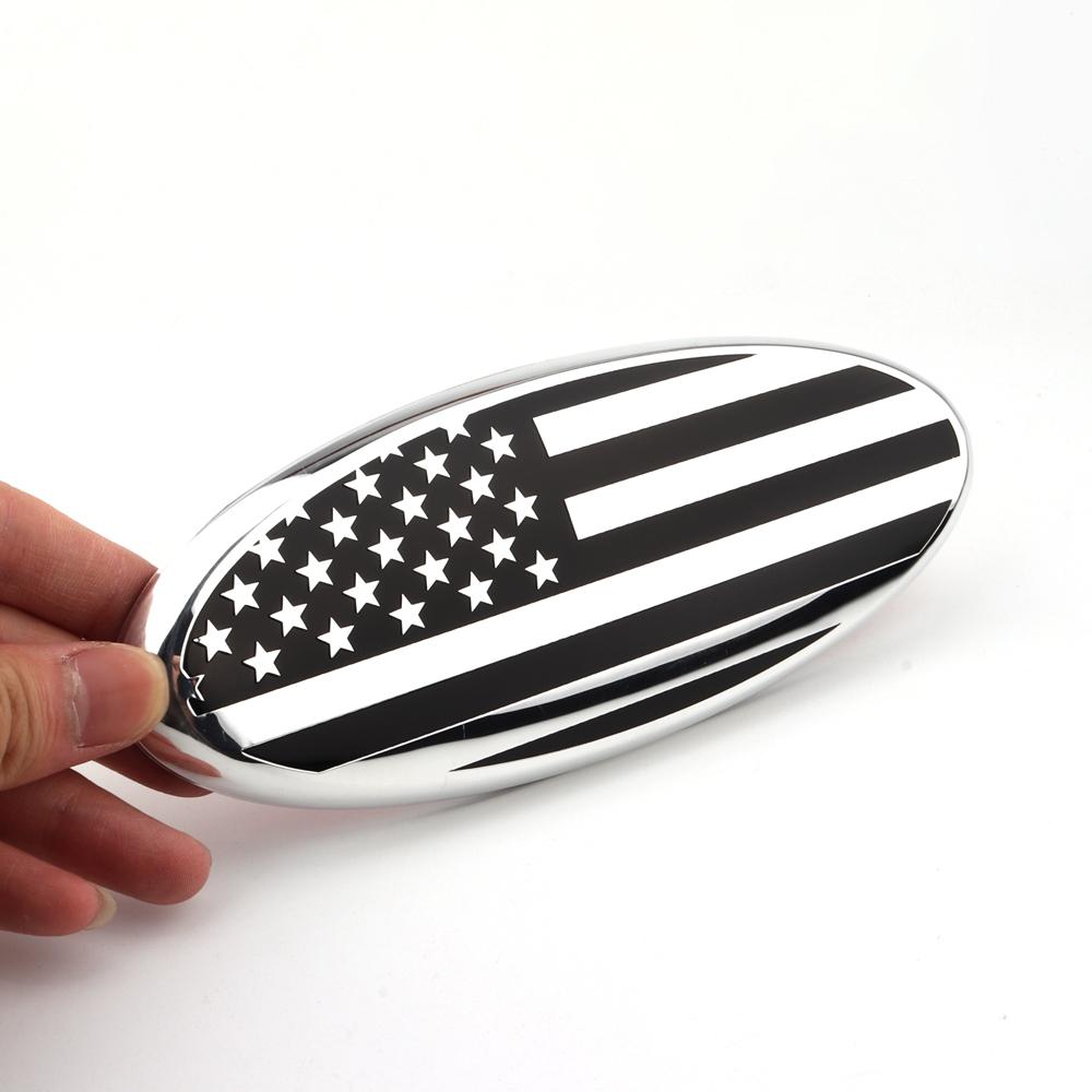 For Ford Front Grille Emblem Hood Badge Logo Sticker For Explorer Fiesta F150 F250 F350 Edge Ranger Expedtion Auto Accessories ASU1