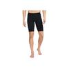 Nike Solid Color Casual Slim Fit Five-Point Swim Trunks Men swimwear Black Iron-Gray FZ6143-010