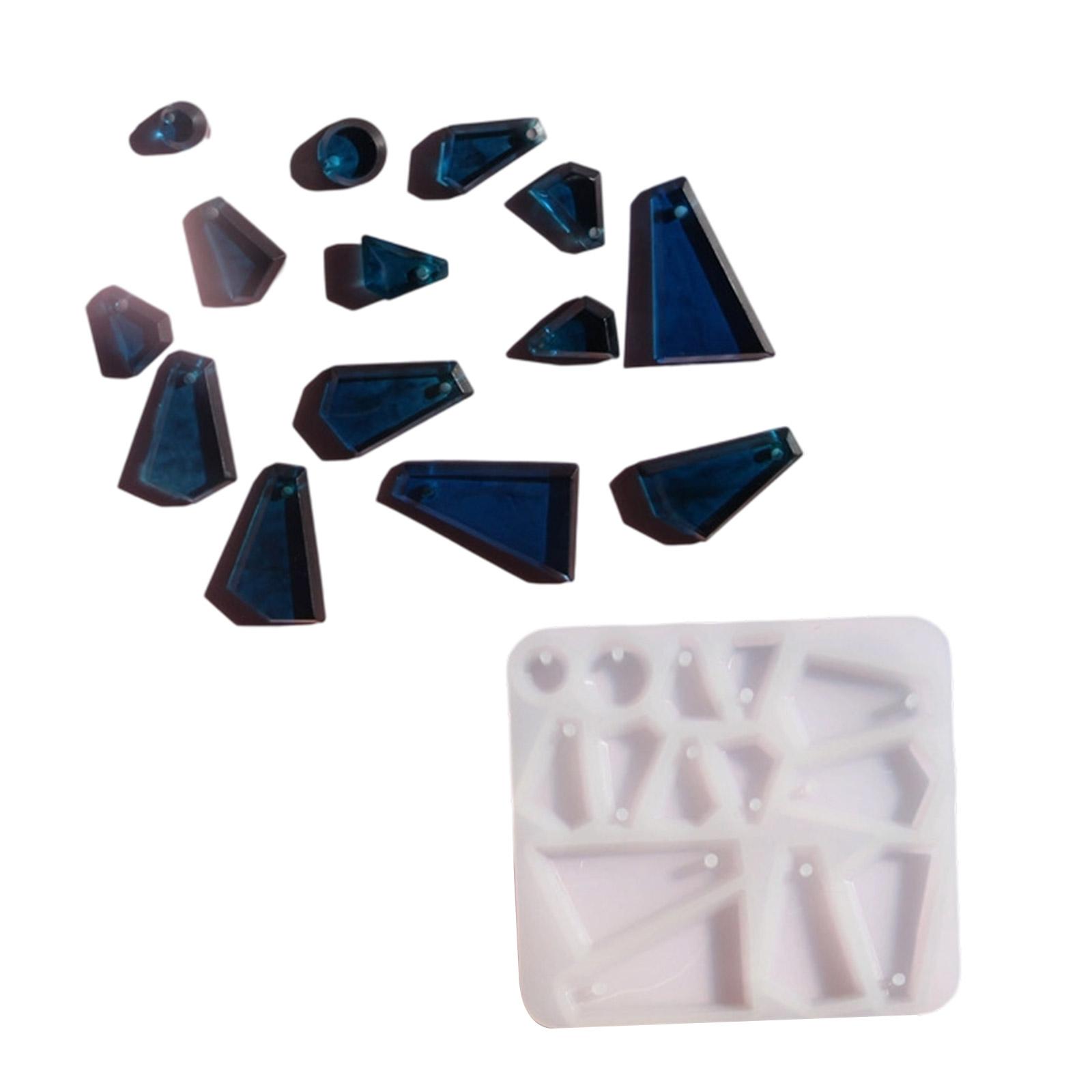 

Irregular Pendant Mold Silicone Resin Casting Mould DIY Earring Pendant Making For Artistic Creations And Gifts 1