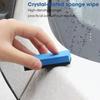 10PCS Car Ceramic Coating Sponge Applicator Glass Nano Wax Coat Sponges Blue Square Sponge and Cloth Car Cleaning Brush