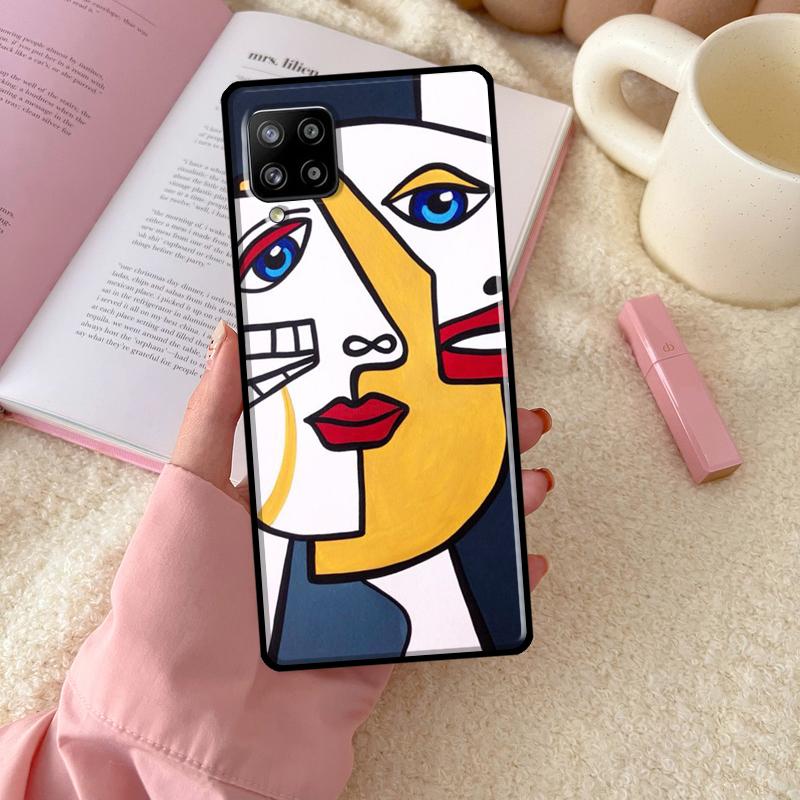 Abstract Portrait Art Painting For Samsung Galaxy A16 A26 A36 A56 A06 A53 A33 A13 A12 A32 A52 A55 A35 A15 A54 A34 A14 Case