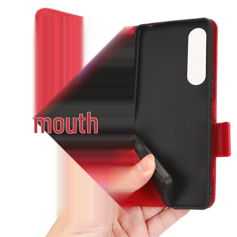 Compatible Sony Xperia 1 V Leather Phone Case with Card Holder, Business Style