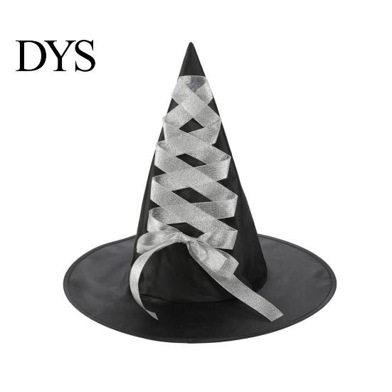 Halloween Costume Accessories Witch Hat, Reusable Oxford Cloth Pointed Wizard Festive Party Souvenir Hat for Costume, Carnival, Masquerade,