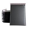 Black Shockproof Bubble Mailer with Self-Adhesive Closure for Clothing and Small Items