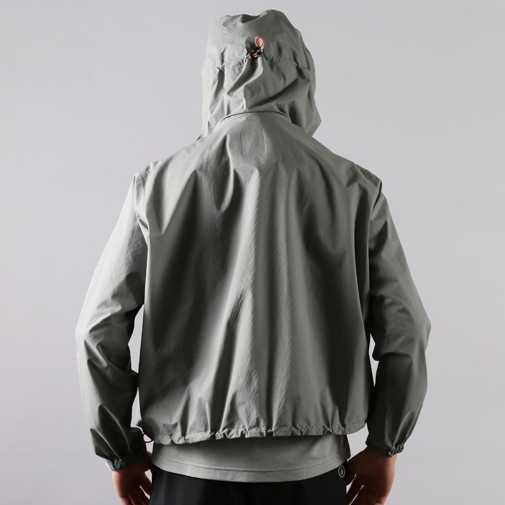 Foxfire Waterproof 3D Ultralight Rain Size M Size Men's Jacket, 5011934, Stone, (Japan M)