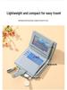 Women's Korean Retro Crocodile Pattern Wallet with Multi-Card Slots and Coin Purse