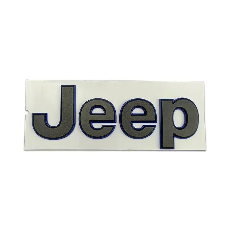 For Jeep For JEEP Wrangler Grand Cherokee Compass Renegade JK JL Patriot Rubicon Rear Trunk Decals  ABS Car Front Hood