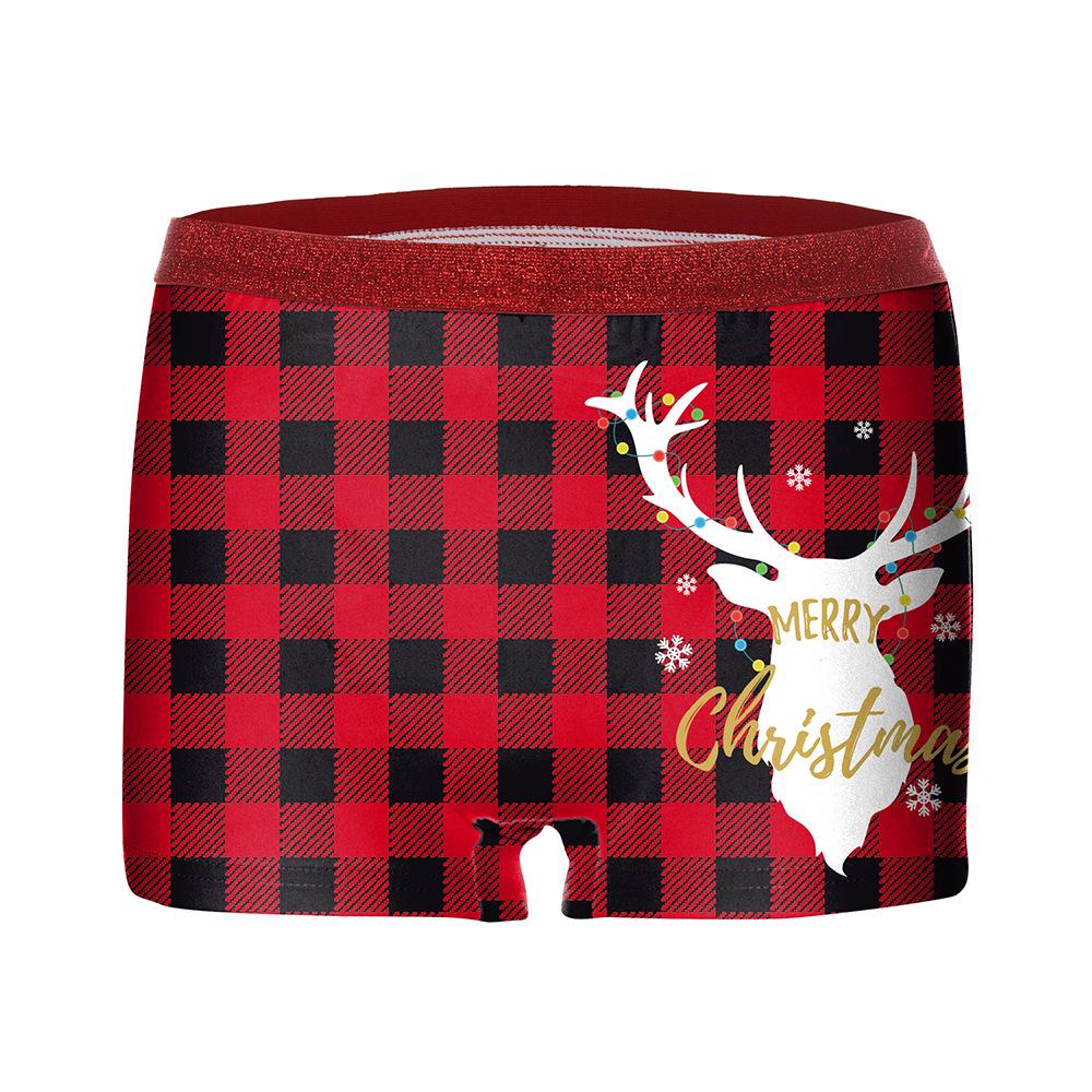 

Жіночі боксери з різдвяним цифровим принтом - Гарячі продажі, європейський та американський стиль Large