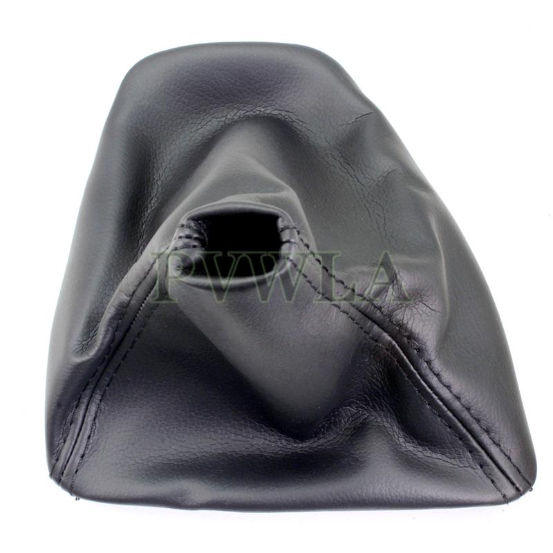 The Car Shift Gear Stick Manual Shift Boot Black Leather Boot With Frame For BMW E30 E36 E39 E46 E90-93