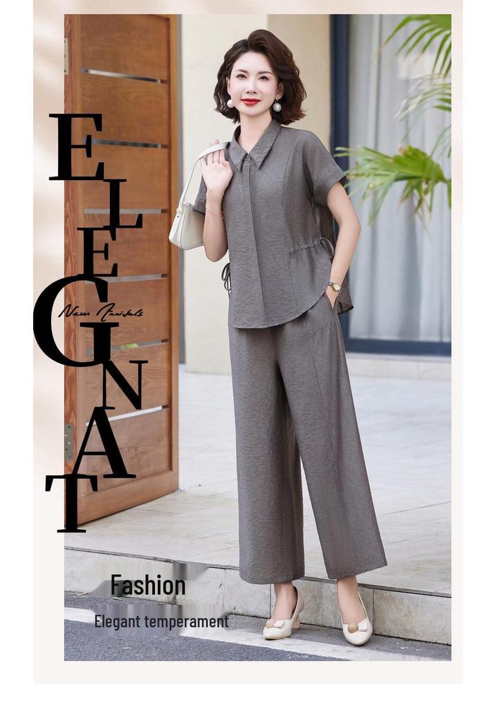 2026 Women's Summer Suit: Casual Slimming Skirt Pants Two-Piece