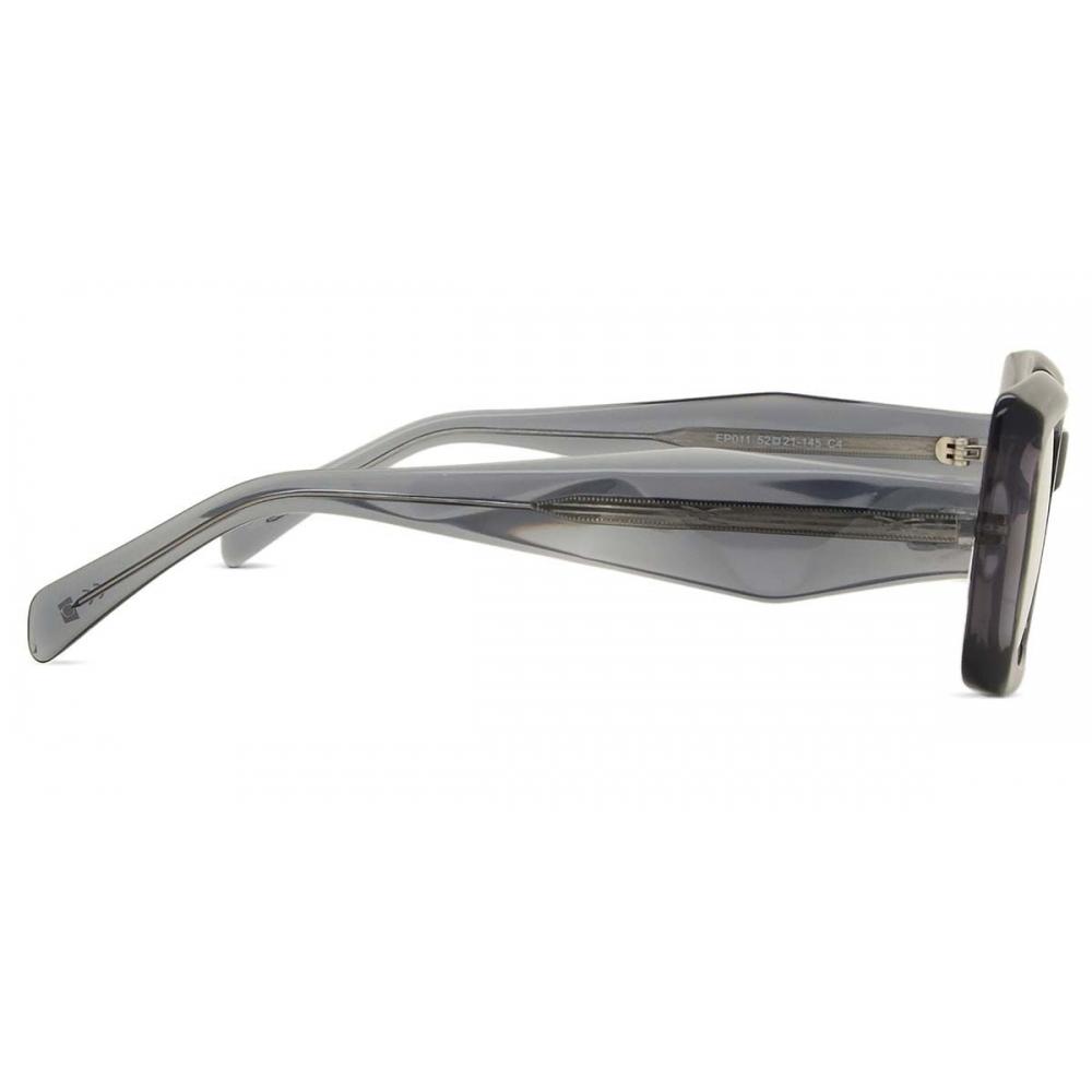 Full Rim Square Transparent Grey Smartbuy Collection Haniel 94760 C4 Fashion Unisex Eyeglasses