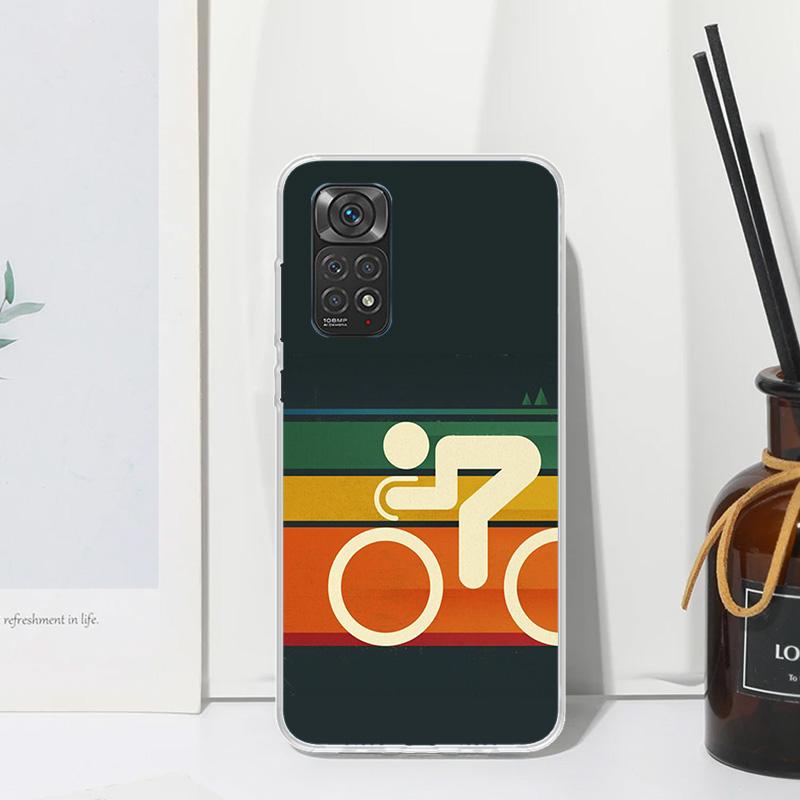 

Bicycle Bike Sport Phone Case For Xiaomi Redmi Note 15 13 14S 14 Pro Plus 12S 11S 10S 12 11E 10 11T Art Fundas Back Cover Redmi Redmi Note 15 4G