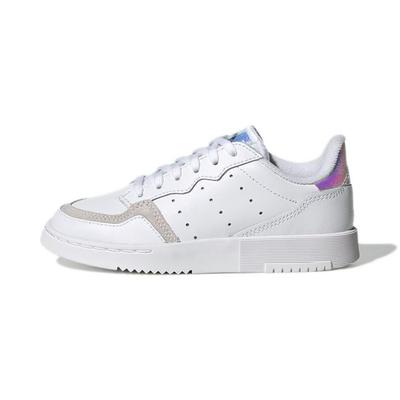 Originals Super Court Casual Slip-Resistant Shock Absorbing Durable Support Low-Top Kids Sneakers Kids Sneakers White Gray EG9080
