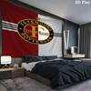 Feyenoord Custom Name Wall Tapestry Aesthetic Wall Hanging Printed Fabric Blanket Decorative Tapestries For Bedroom Living Room Home Decor