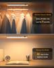 WILLED 2PC Motion Sensor Lights Indoor Bar Kitchen Lights with Motion LED Bar 60 for Kitchen Stairs Lights, Sensor, Rechargeable, Sensor, Cabinet,