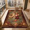 European Classic Country Style Balcony Carpet Easy Clean Fluffy Large Area Floor Mats Home Decoration Luxury Non-slip Soft Rugs