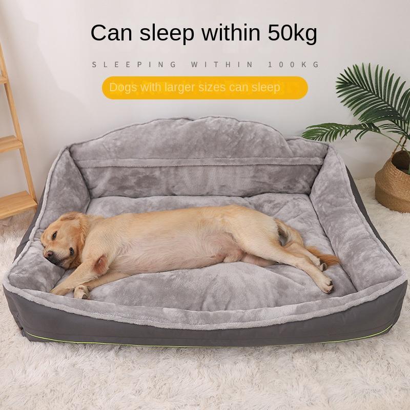 Pet Large Dog Bed House Warm Soft Nest Puppy Kennel Sofa Cat House Cat Sleeping Bag Bed Winter Thicken Warm Bed