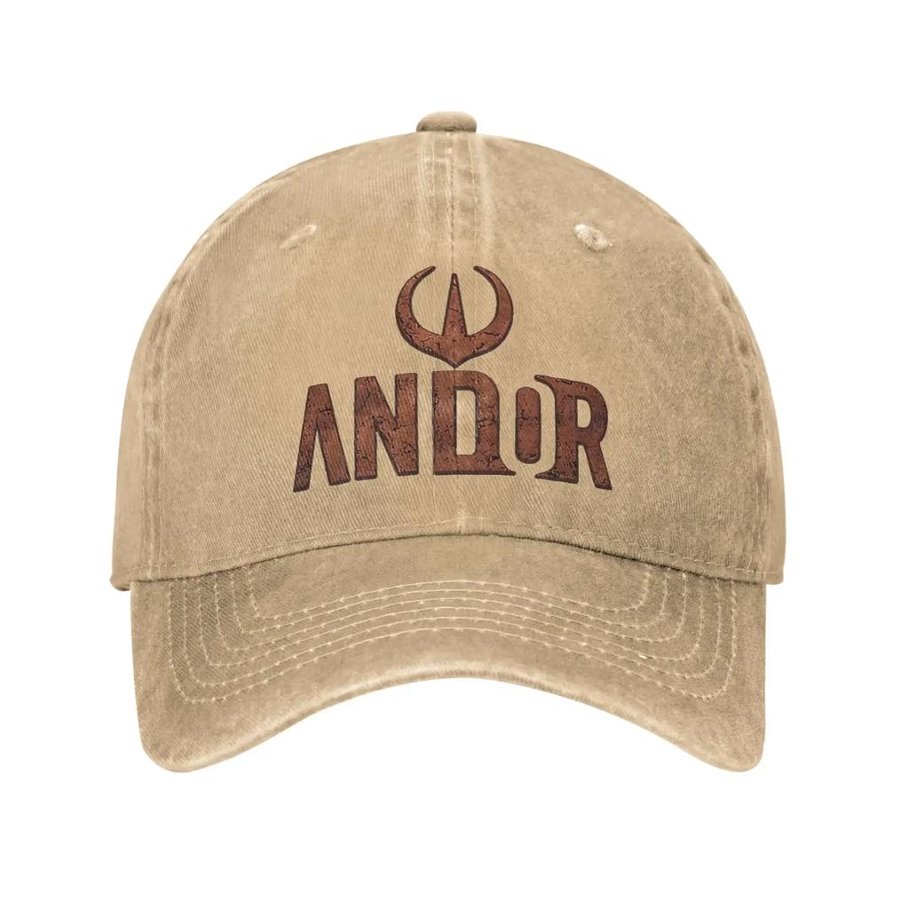 Andor Logo Baseball Caps Vintage Distressed Washed Snapback Cap Men Women Outdoor Running Golf Adjustable Fit Hats Cap