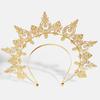 Baroque Sun Goddess Crown Vintage Baroque Tiara Headband Goddess Headpiece  Stage Performance