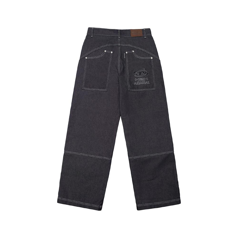 AEIAEIAE Raw Denim Carpenter Pants [Blue]