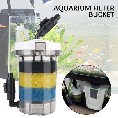 Water Purifier For Aquarium Fish Tank External Filter Barrel Three Layers Oxygenation Submersible Filtration Fish Tank Filter Fish Tank Accessories