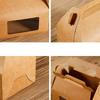 WTEMPO Clear Window Foldable Paper Gift Boxes Daily Items Dispaly Packaging Boxes Party Favor Decor Portable Universal Storage Boxes