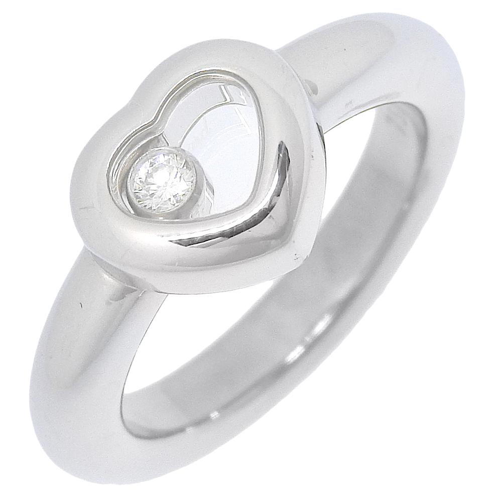 

Chopard Happy diamond Ring 82/2889/20 K18 white gold/diamond #3.3(US Size) heart 7.3g Women Used