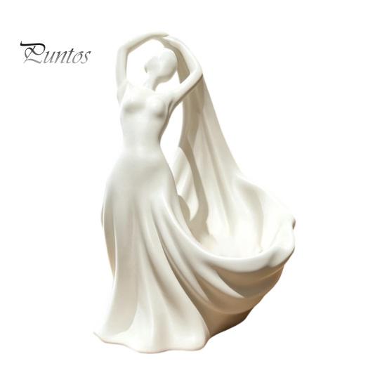 Bracelet Organizer Ballet Dancer Jewelry Tray, 3D Printed Ring Holder for Dresser, Portrait Sculpture Cute Ballerina Trinket Dish Earrings, Gift Women